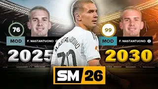 SM26: 550 MELHORES JOVENS PROMESSAS INCR&Iacute;VEIS DO SOCCER MANAGER 2026 🔥