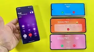 Incoming Call Horizontal Challenge Samsung S25 China, Z Fold3, Z Flip3/5