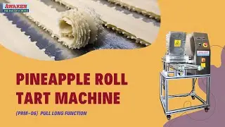 Pineapple Roll Tart Machine (PRM-06) with Pull Long Function #cookies #machine