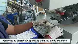 High-Speed Pad Printing for Caps, CRC Closures & Tablet Containers | EPIC Automation by SpinksWorld