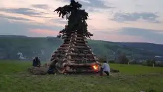 pálení čarodějnic Bohuslavice u Zlína r.2017