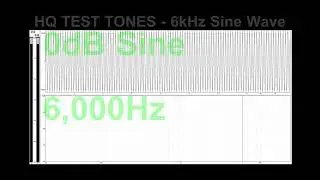 【高音質】6kHz Sin波(正弦波)