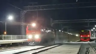 ТЭП70БС закрывает 2025 год в Сиверской 