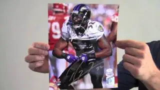 Ray Lewis Autographed Photo - 8x10 JSA Witness