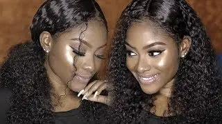 EASY Ways To Style A Curly Lace Front Wig ft. RPGHair | PETITE-SUE DIVINITII