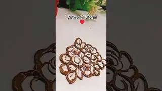 Cutwork Tutorial &hearts;️#shorts #viral #shortsfeed #love #youtubeshorts#shortvideo #trending #fyp
