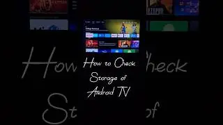 how to check internal storage in Android Tv #androidtv  #smarttv  #shorts