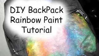 DIY Colorful Rainbow BackPack Tutorial