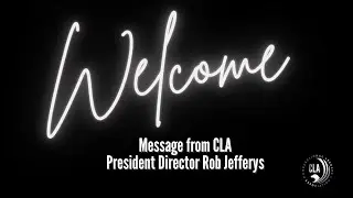 President Rob Jeffreys Welcomes You: A Special Message for Our Community