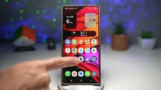Как сделать снимок экрана с помощью метода свайпа на Samsung Galaxy One HAND Operation Plus