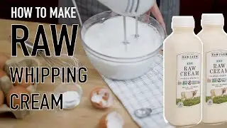 HOW TO MAKE   |   RAW WHIPPING CREAM   (easy + simple) NO LACTOSE INTOLERANCE