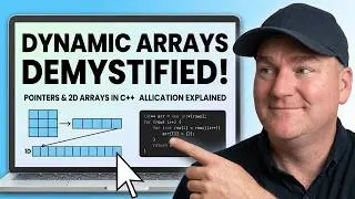 Dynamically Allocation of Arrays using Pointers in C++