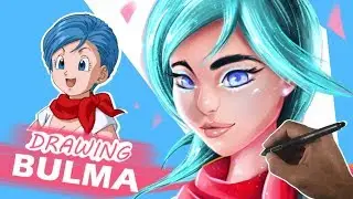 DRAWING BULMA! DRAGON BALL SUPER