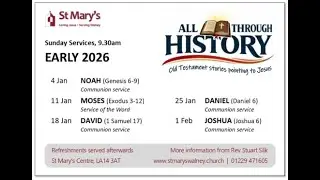 25th January 2026 | All Through History: DANIEL (Daniel 6)