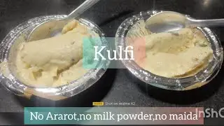 No Arrowroot (अरारोट) No milk powder No maida No Corn flour Kesar Pista Kulfi || Healthy Homemade