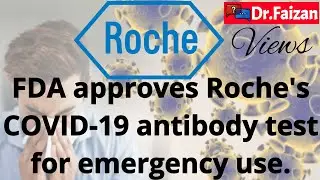 #FDA Approves | Rosche | Antibody Test for #COVID19 | Today| 5thMay | #CoronaVirus | Global Pandemic