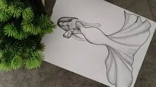 How to draw a Girl very easy -Pencilsketch||Drawing easy for beginner||Girl drawing ||Drawing