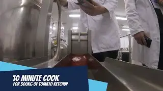 Steam Infusion Tomato Ketchup Super Fast Sauce Cooking in Food Processing OAL