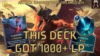 Trying To Learn WhatAmI's Aatrox Kindred Elise Deck That Took Him To 1000+ LP | Legends of Runeterra