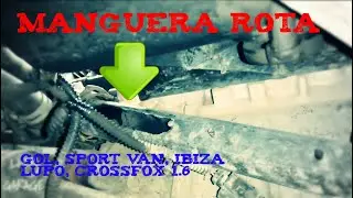 CAMBIO DE MANGUERA DE LA BOMBA DE AGUA GOL, IBIZA, LUPO, SPORT VAN, CROSSFOX 1.6 || LUIS HER