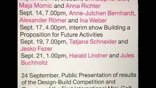 Building a Proposition for Future Activities. Public Talks on site