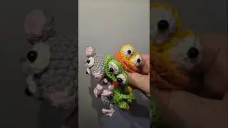 🐭🦆🦎 #crochet #amigurumitutorial #amigurumi #cute #patterns