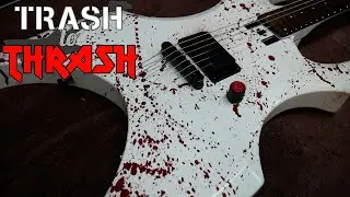 Trash to Thrash #62 Deadly Winter (модификация и переделка гитары ESP LTD AX-50)