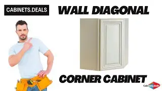 How To Assemble A Wall Diagonal Corner Cabinet | RTA Cabinet Diy Guide