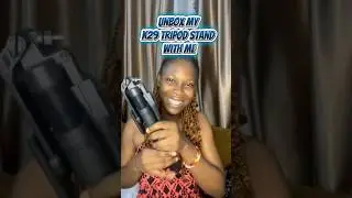 Unbox my k29 tripod stand with me #vlog #lifestyle #youtube #tripod #mylifevlog