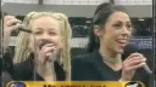 True Bliss singing the NZ National Anthem