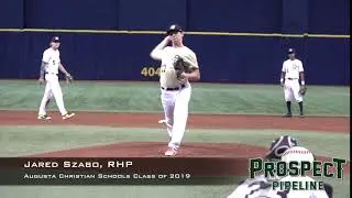 Jared Szabo, RHP, Augusta Christian Schools Class of 2019, Pitching   Mechanics at 240 FPS