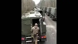 Scenes of Chechen fighters who are participating with the Russian army in Ukraine performing prayers