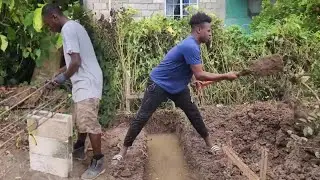 digging complete steel  work Finnish casting time god&time