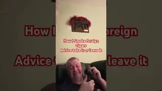 Cigar advice take it or leave it