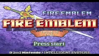 Fire Emblem Binding Blade [English Gameplay] - 001