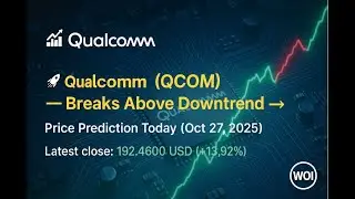🚀 🎯 Qualcomm (QCOM) &mdash; Trendline Breakout &rarr; $243 | Price Prediction Today (Oct 27, 2025)
