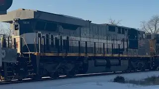 CSX C754 w/ #1834 HU trailing 2nd! || 1/28/2026
