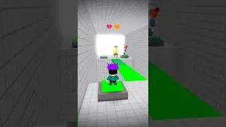 Teamwork Puzzles Obby Sad story 💔😔#roblox #shorts