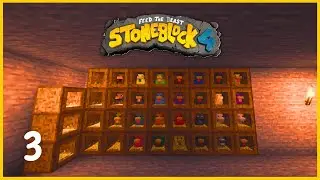 Stoneblock 4: INFINITE IRON & GOLD! Automatic Chickens 🐔 (Iron & Gold) | Gameplay #03