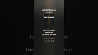 Built For Pressure | #cleanmusic #cleanrap #christianmusic #newmusic 