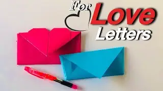 Fold a piece of paper to create a small pocket that holds letters or notes