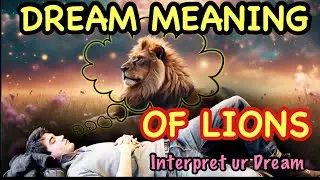 Lion Dreams Explained: Courage or Challenge?|SYMBOLISM UNVEILED|LION DREAM|LION DREAM INTERPRETATION