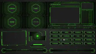 Hexawave | Animated Stream Package | Free Stinger Transition | For Twitch/OBS/Stream
