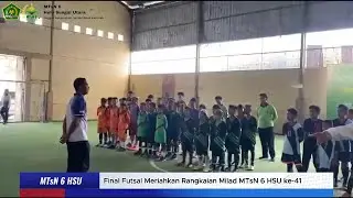 Final Futsal Meriahkan Rangkaian Milad MTsN 6 HSU ke 41