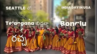 Celebrating Indian independence in the USA|India day parade in Seattle|Represented Telangana 