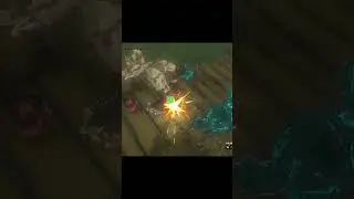 Link Explodes Trying to Kill Moblin - Legend of Zelda: Tears of the Kingdom