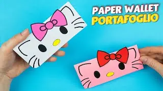 DIY Paper Craft Ideas | How To Make Cute Paper Wallets | Hello Kitty Wallet