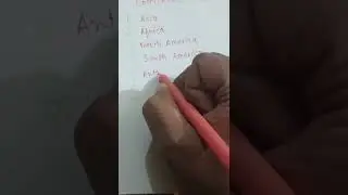 CONTINENTS Of The WORLD ( 🌎 VISHWAYA ke Mahadweep)