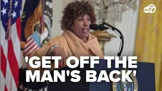 DC grandmother who lost grandson to violence defends President Trump: 'Get off the man's back'