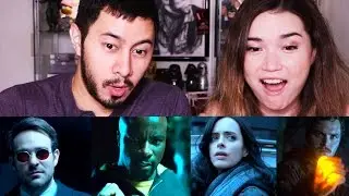 MARVEL'S THE DEFENDERS | Trailer Reaction!